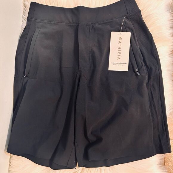 NWT Athleta Black Brooklyn Bermuda Shorts! - Picture 6 of 7